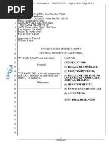 Filed Complaint
