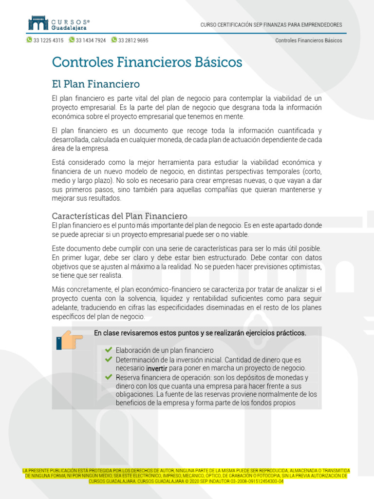 Finanzas para Emprendedores: Guía Práctica | PDF | Plan de negocios ...