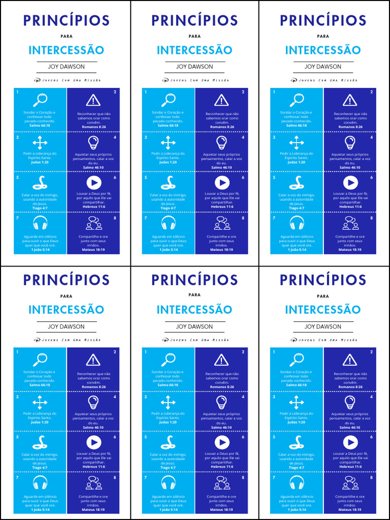 Princípios de Intercessão de Joy Dawson | PDF | Oração | Pecado