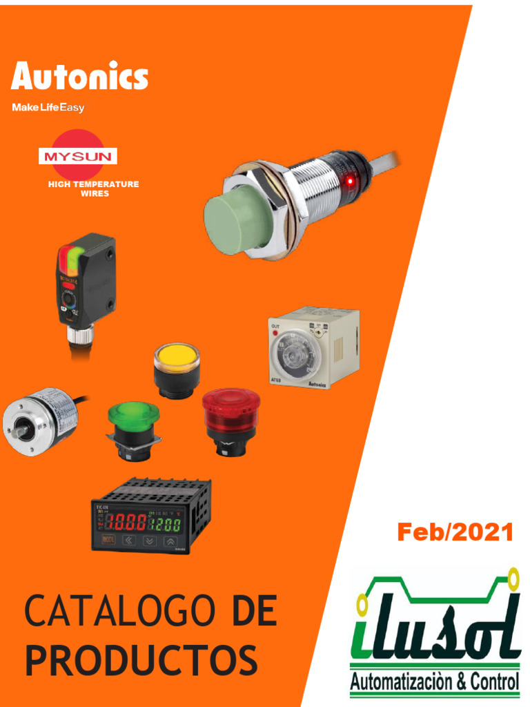 Catálogo de Productos Autonics 2021 | PDF | Diodo emisor de luz | Color