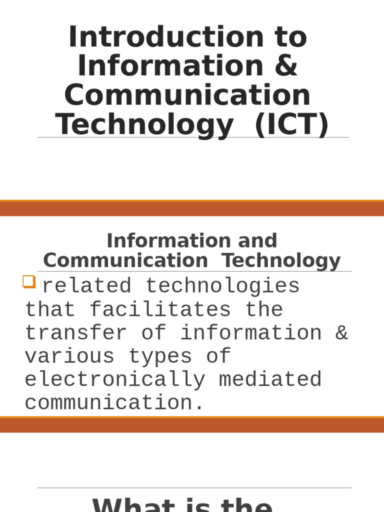 Understanding Information & Communication Technology | PDF | World Wide ...