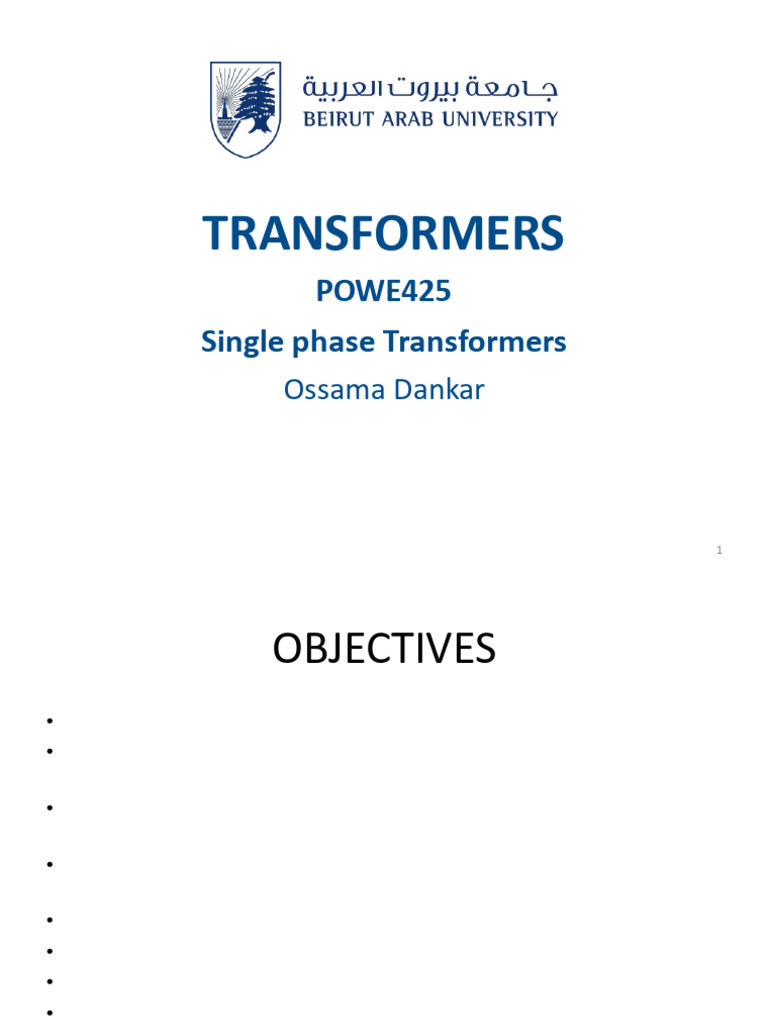 Understanding Single Phase Transformers | PDF | Transformer | Inductor