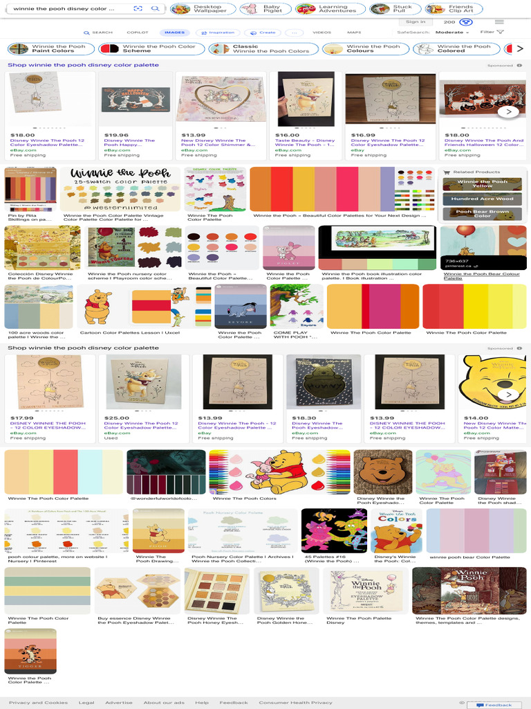 winnie the pooh disney color palette - Search Images | PDF | Winnie The Pooh
