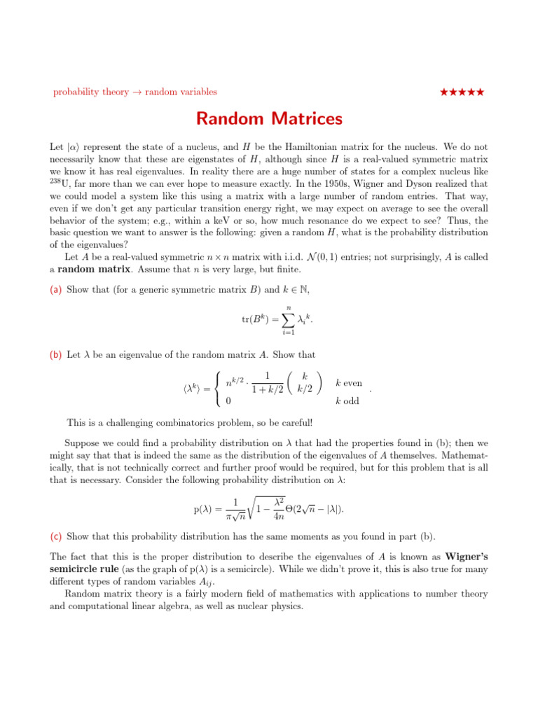 RV 7 | PDF | Matrix (Mathematics) | Eigenvalues And Eigenvectors