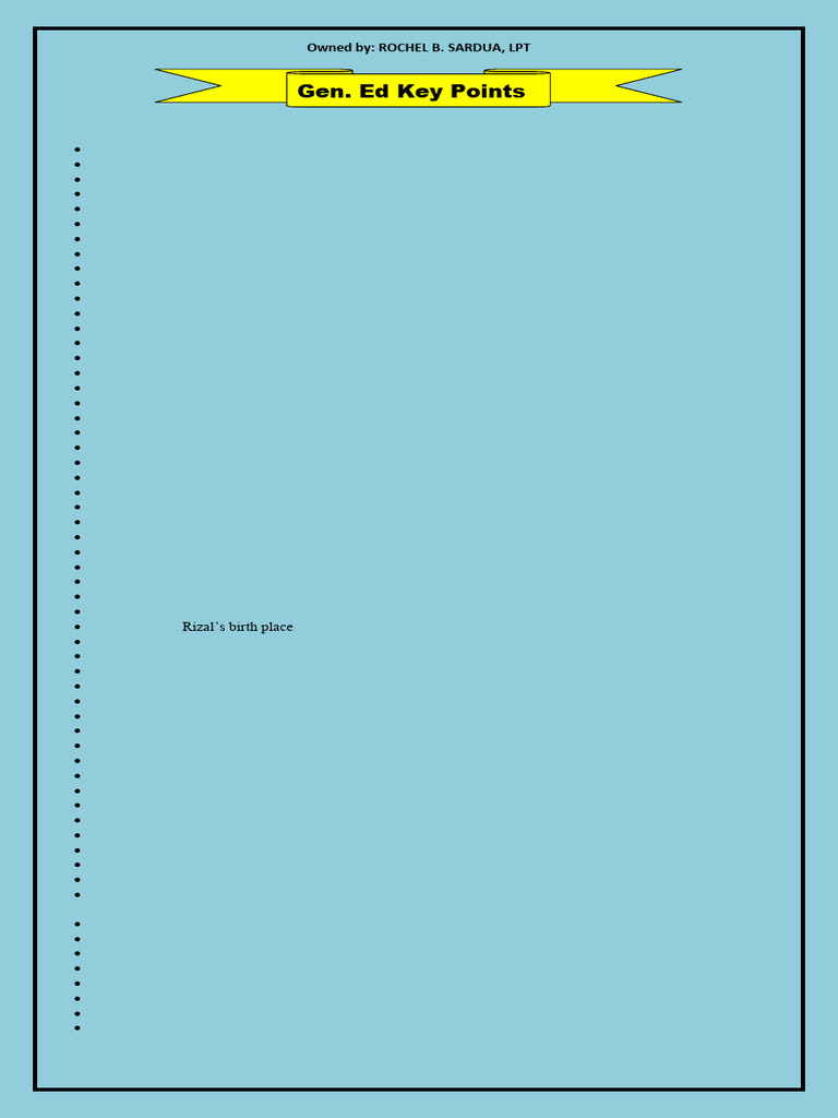 Gen.Ed Reviewer.2(Notes)-1 | PDF | Poetry | Tagalog Language