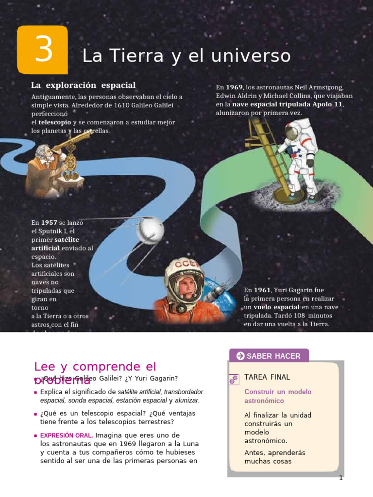 Exploración del Universo y la Tierra | PDF | Planetas | Sistema solar