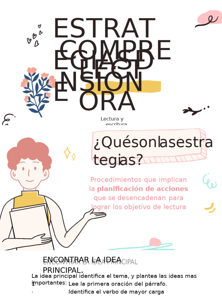 Estrategias para la Comprensión Lectora | PDF | Razonamiento deductivo ...