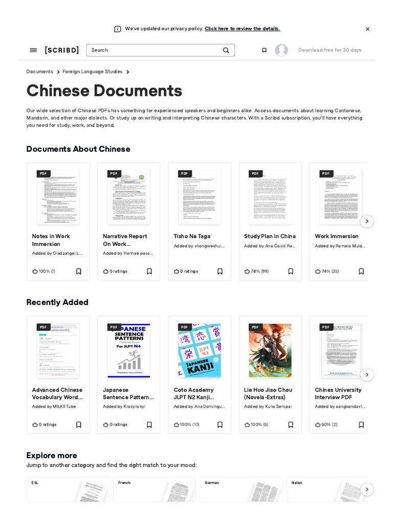 doc2 | PDF | Chinese Language | Scribd
