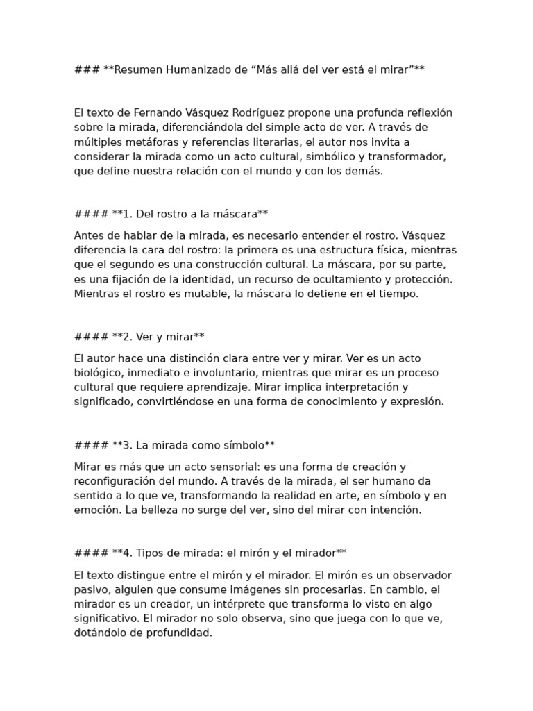 La Mirada: Cultura y Transformación | PDF | Los símbolos | Moralidad
