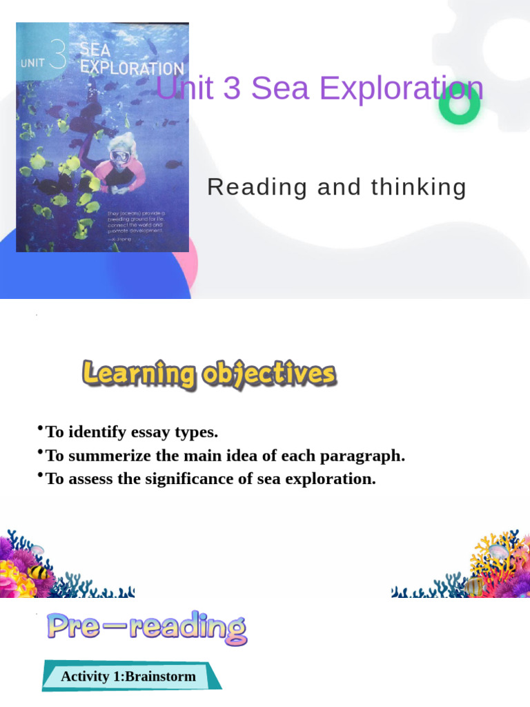 Unit+3+Sea+Exploration+Reading+and+Thinking+课件 2022 2023学年高中英语人教版（2019 ...