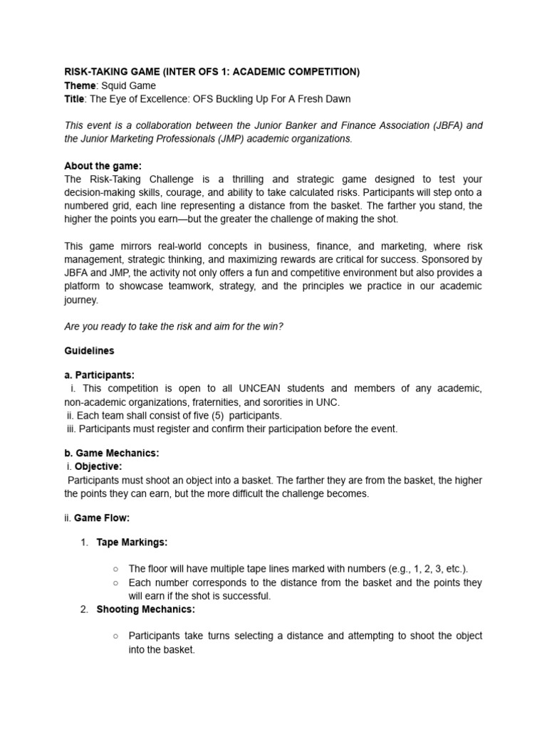 Junior Marketing Professionals Junior Bankers and Finance Association ...