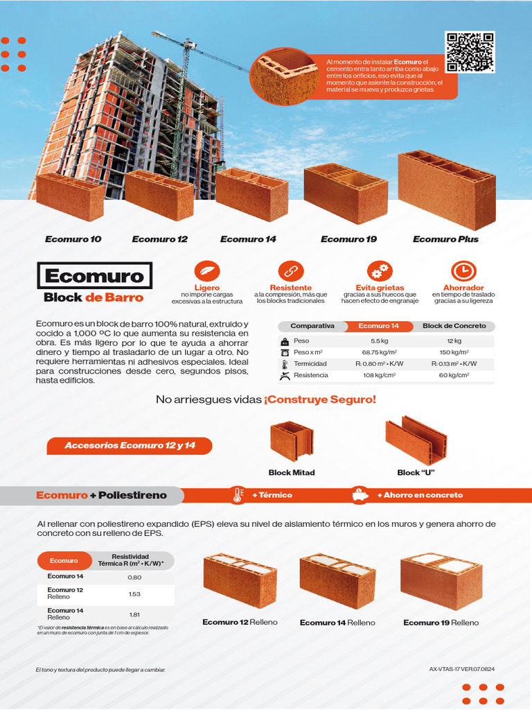 Ecomuro: Características y Precios | PDF | Hormigón | Construyendo ...