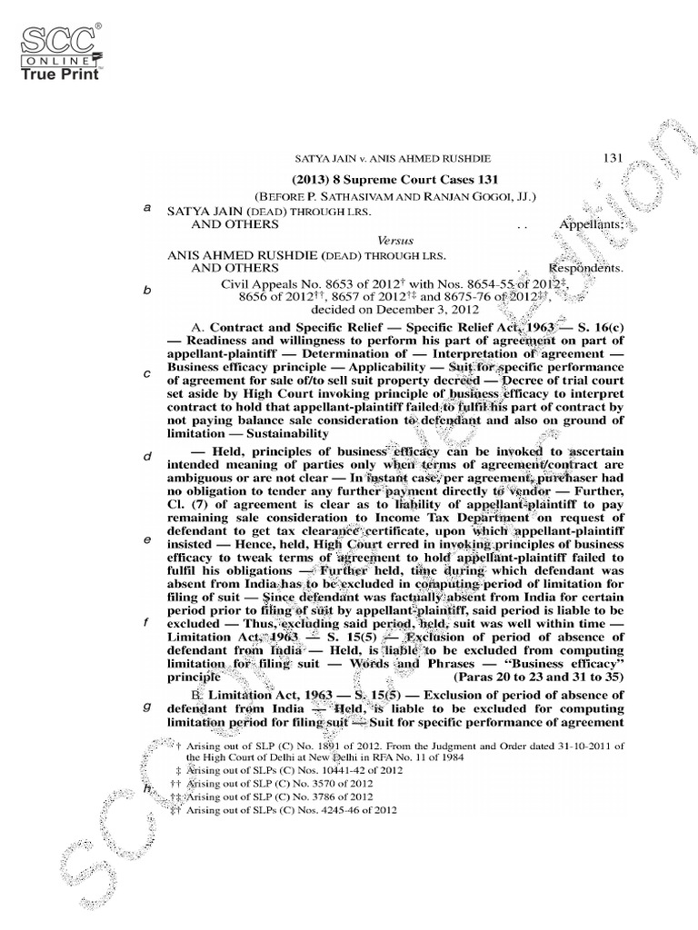 Supreme Court Judgment on Modak Case | PDF | United States Federal Law ...