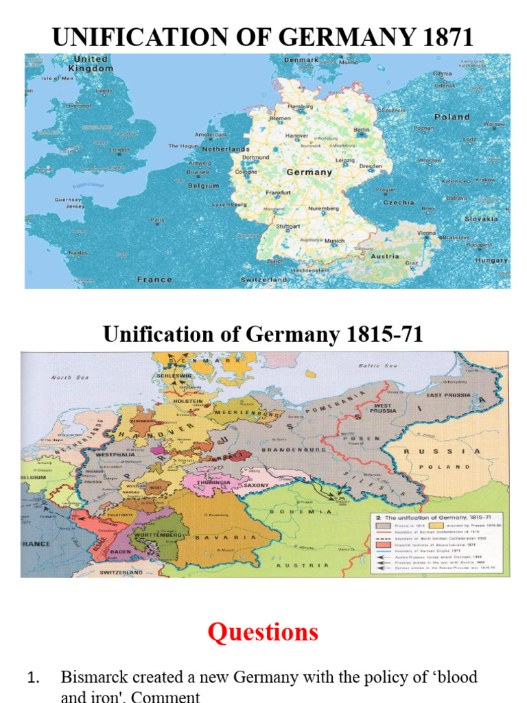 Unification Of Germany 1815 1871 Pdf Kingdom Of Prussia German Empire