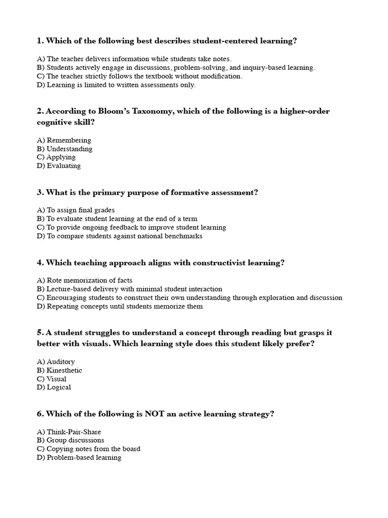 Effective Strategies for Student Engagement | PDF | Learning | Teachers