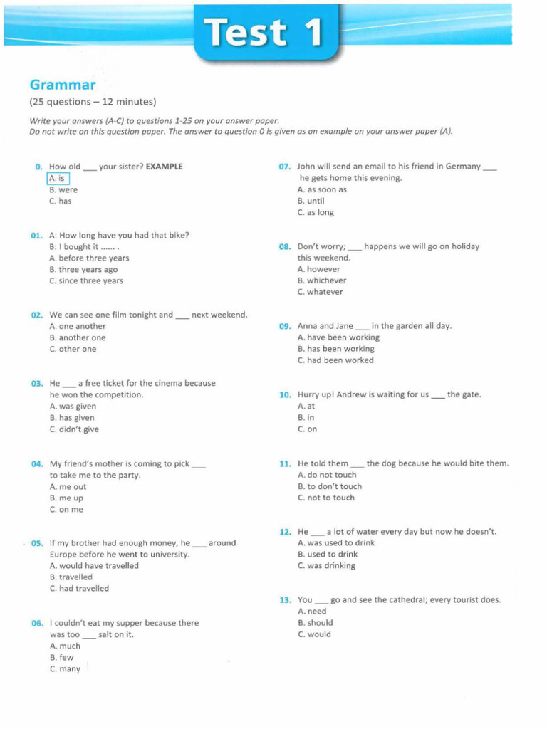 Test 1 Corregido | PDF