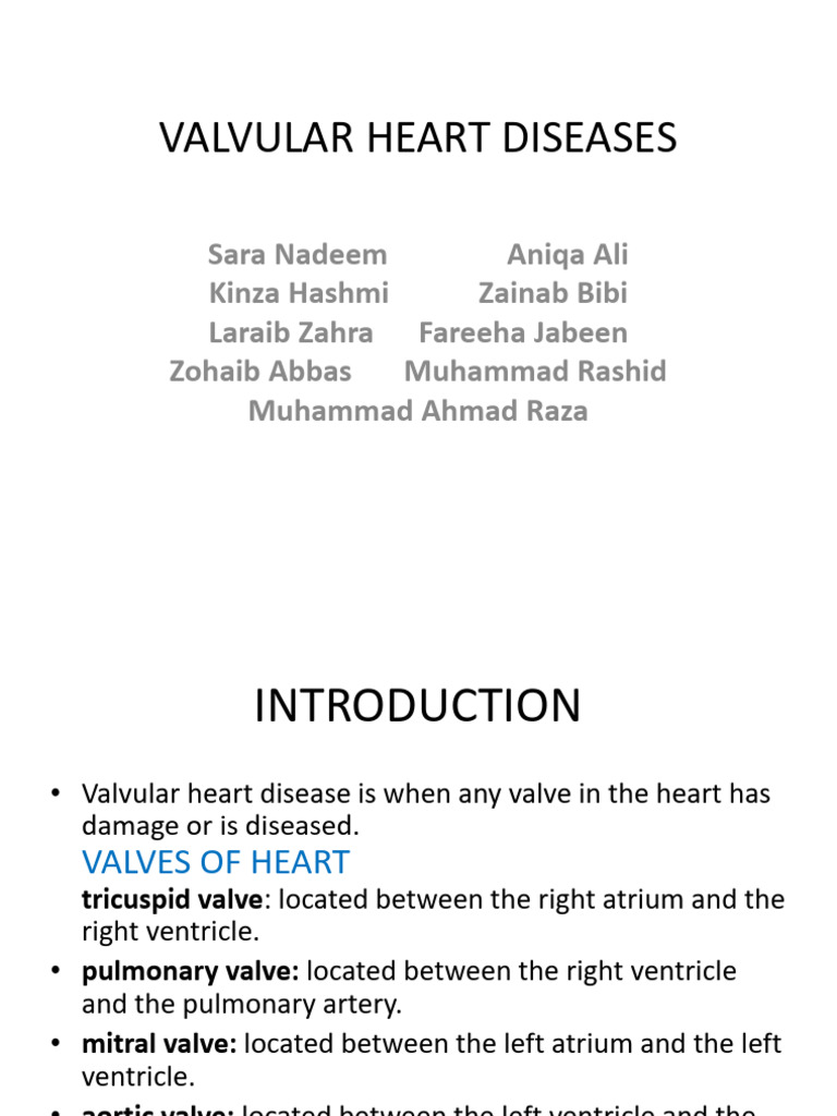 Understanding Valvular Heart Disease | PDF | Heart Valve | Heart