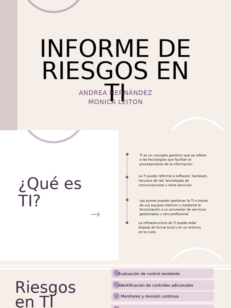 Gestión de Riesgos en TI para PYMES | PDF | Riesgo | Valores