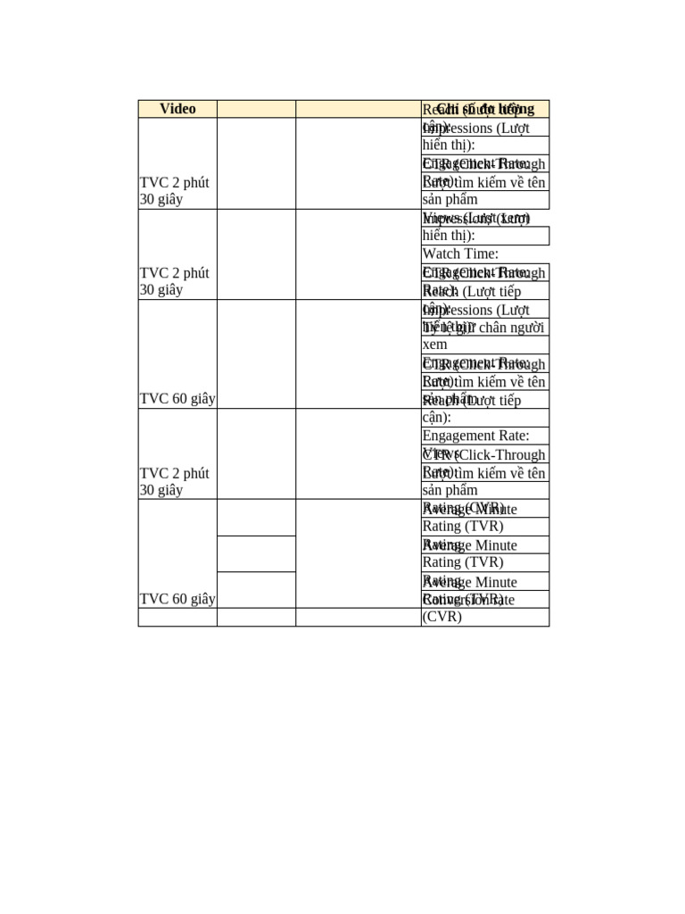KPI Plan | PDF