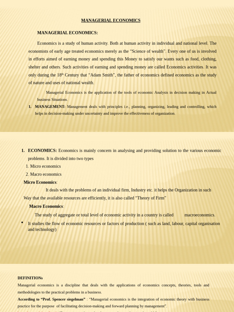 Understanding Managerial Economics Concepts | PDF | Demand | Elasticity ...