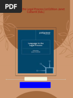 Cotterill 2002 Language in The Legal Process | PDF | Testimony ...