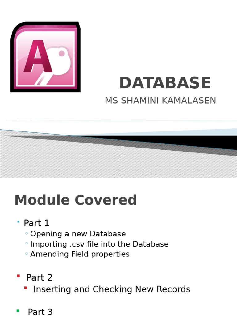 Database Management Tutorial Guide | PDF