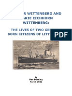 Walter Wittenberg and Marie Eichhorn Wittenberg: The Lives of Two German-Born Citizens of Little Rock