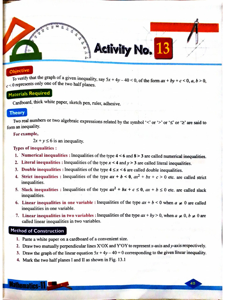 Activity 13 (Standard Maths) | PDF