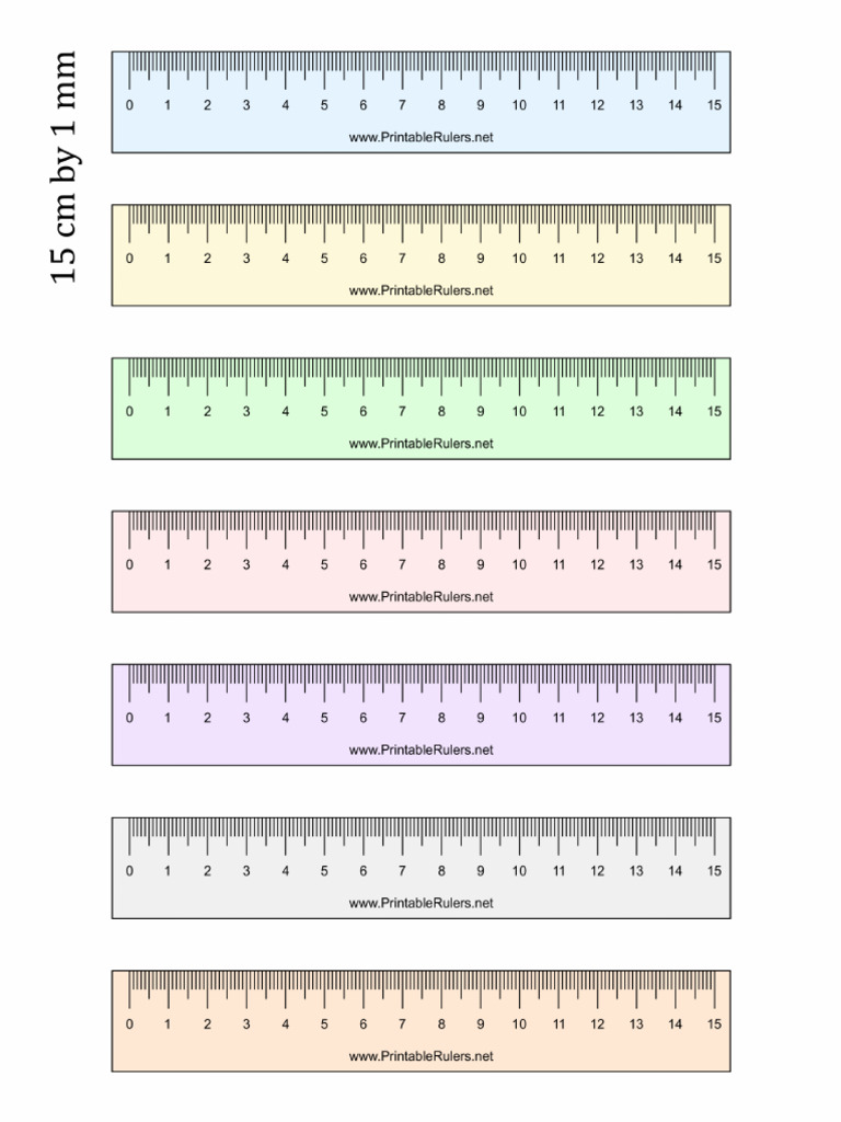 Ruler 15-cm | PDF