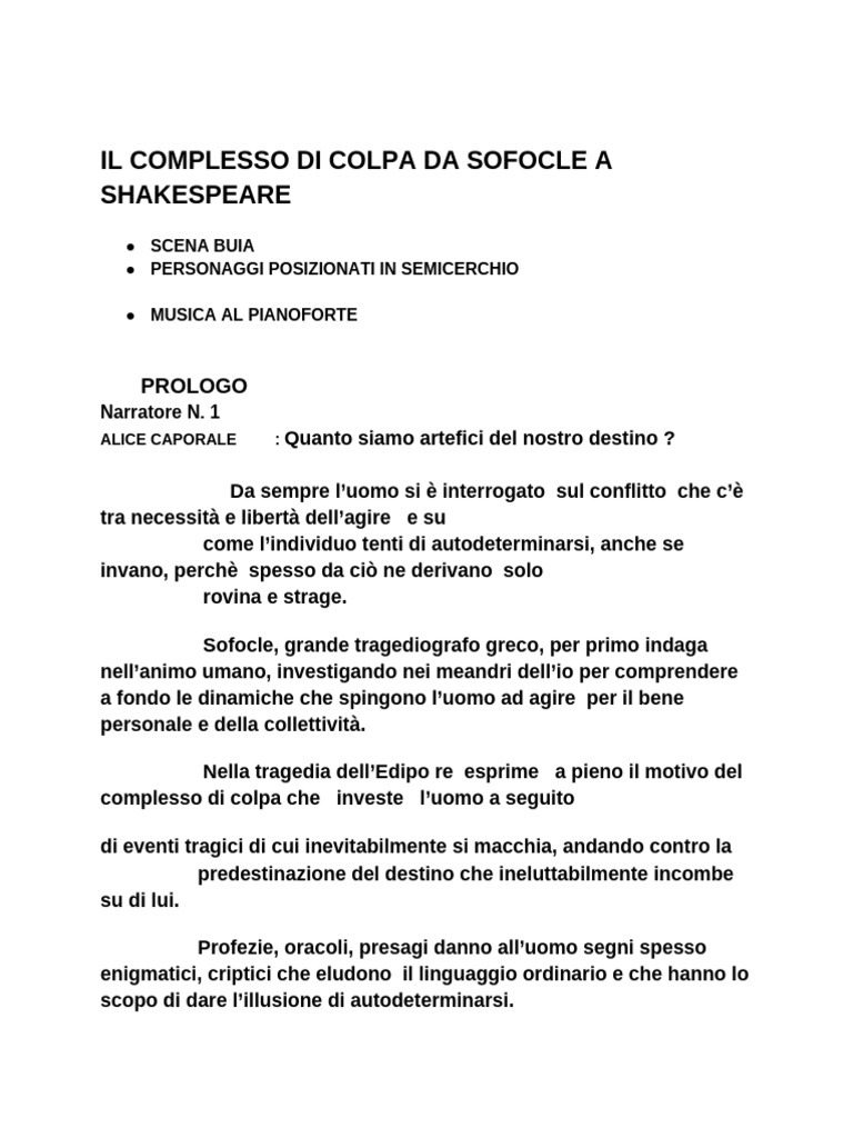 Il Complesso Di Colpa | PDF