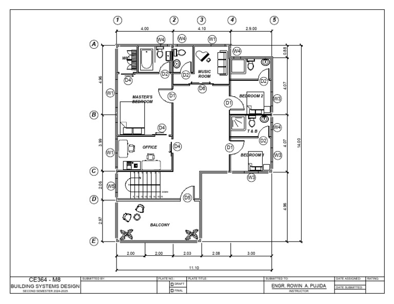 Second Floor Plan for Building Design | PDF | Chess Openings | Chess Theory