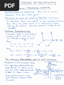 Modern Physics - Part 1 Notes