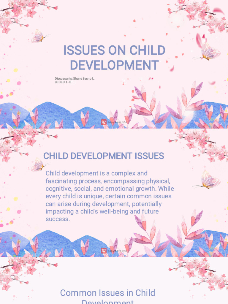 Common Issues in Child Development | PDF | Child Development | Speech
