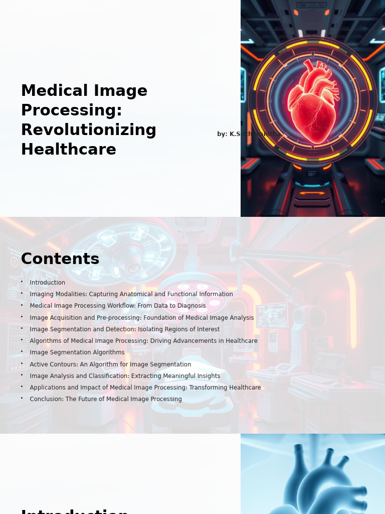 Medical Image Processing Revolutionizing Healthcare | PDF | Medical ...