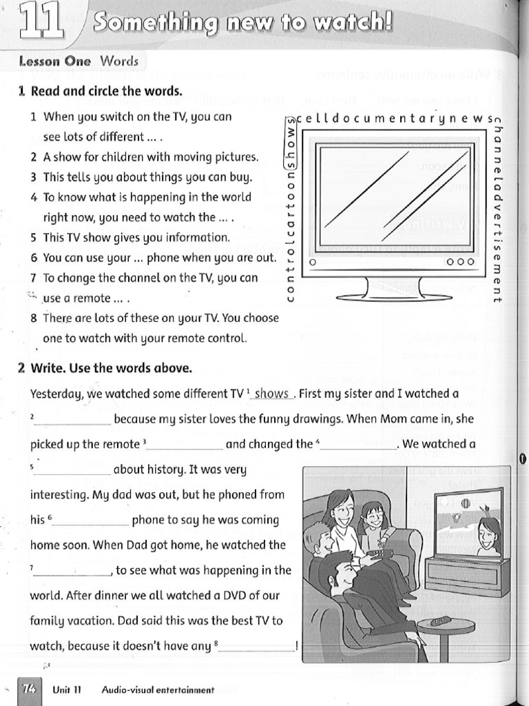 Workbook Unit 11 | PDF