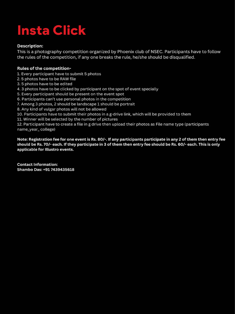 Rulebook Illustro-3 | PDF