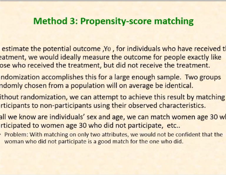 Propensity Score Matching | PDF