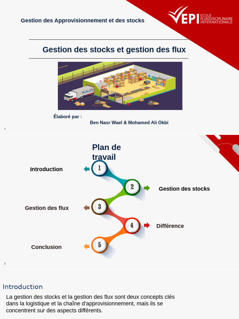 Gestion des stocks et des flux logistiques | PDF | Logistique | Stock