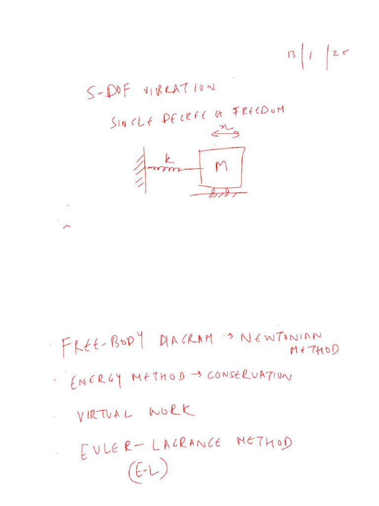 Vibration Lecture | PDF