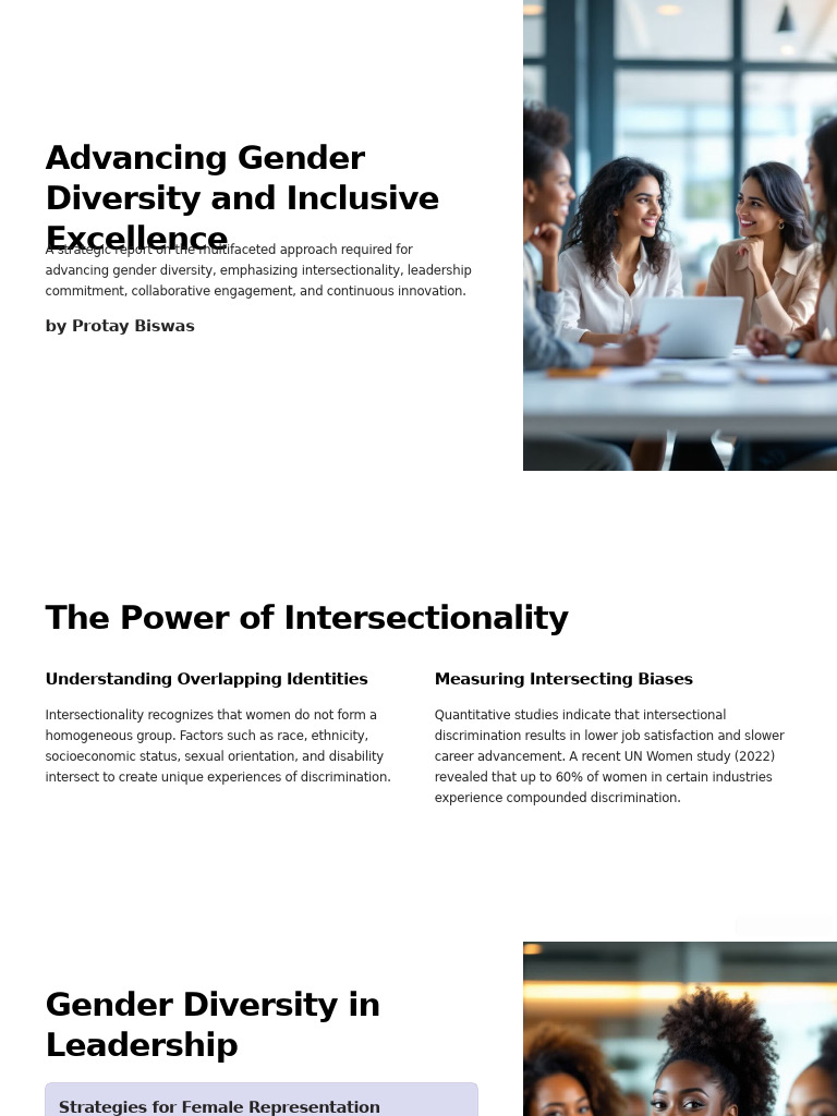 Gender Diversity Strategies for Success | PDF | Diversity (Business ...