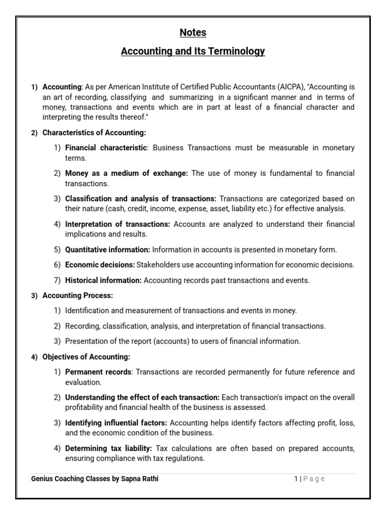 Understanding Accounting Fundamentals | PDF | Debits And Credits | Expense