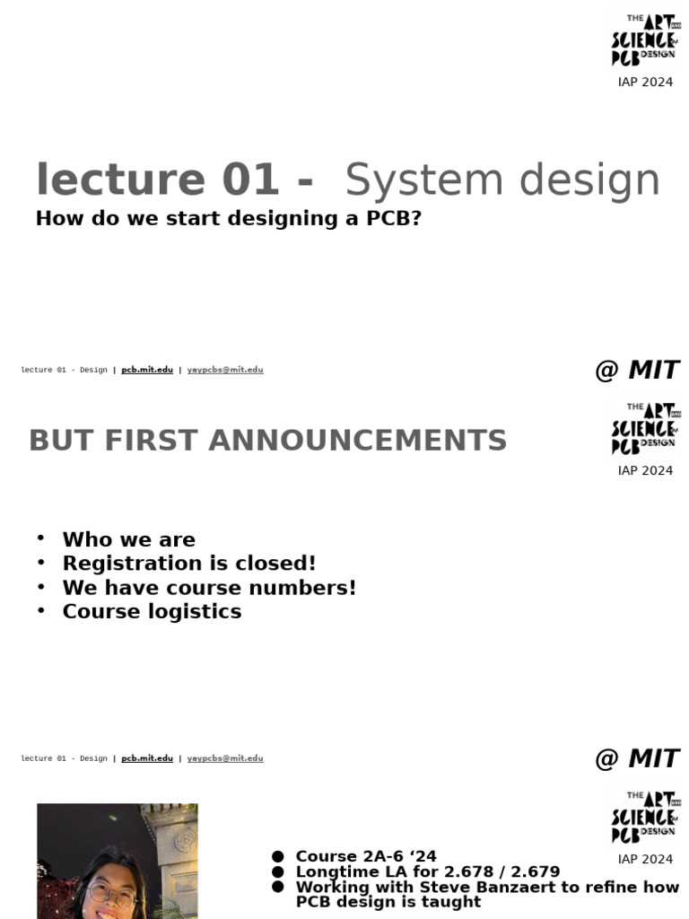 Lecture 01 - System Design | PDF | Battery Charger | Light Emitting Diode