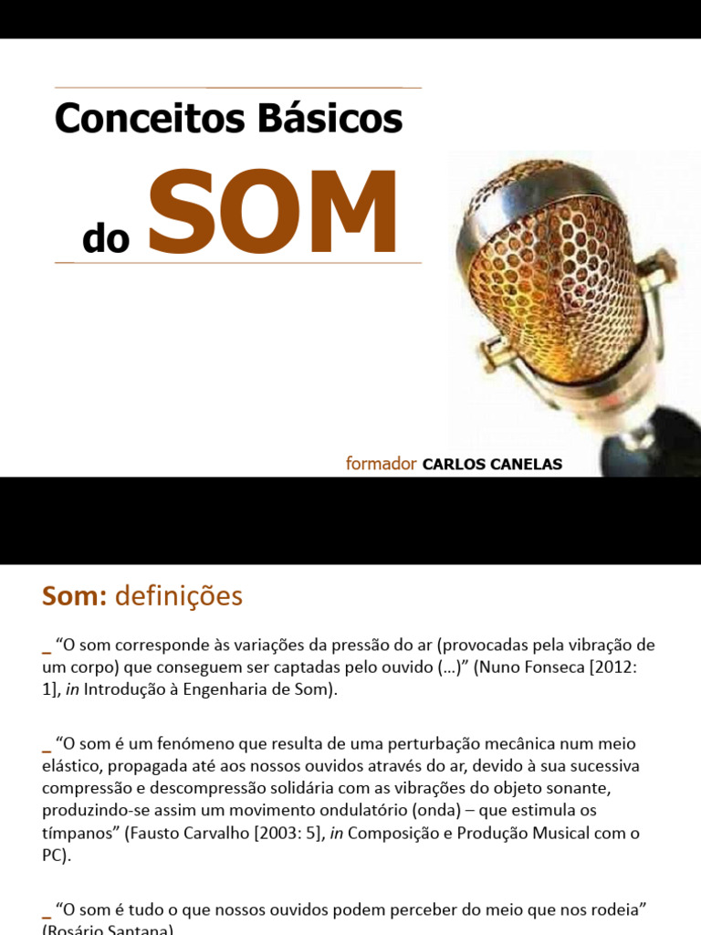 Conceitos Fundamentais sobre Som | PDF | Som | Ondas