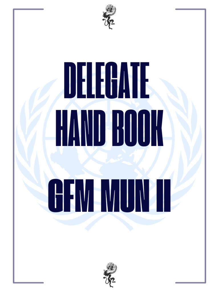 MUN Delegate Handbook Overview | PDF | Committee | United Nations