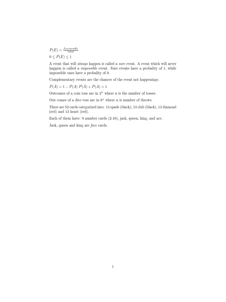 Probal Ility | PDF