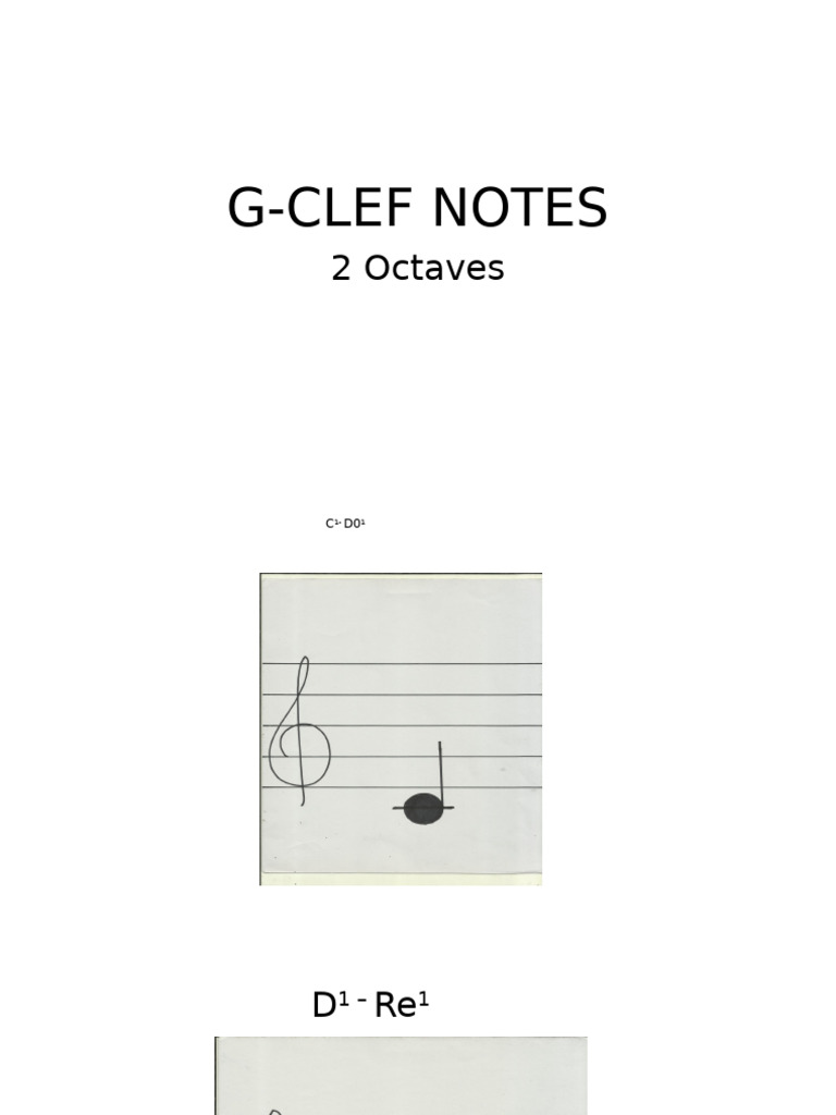 G-CLEF NOTES With Letters and Solfa Syllables-2 | PDF