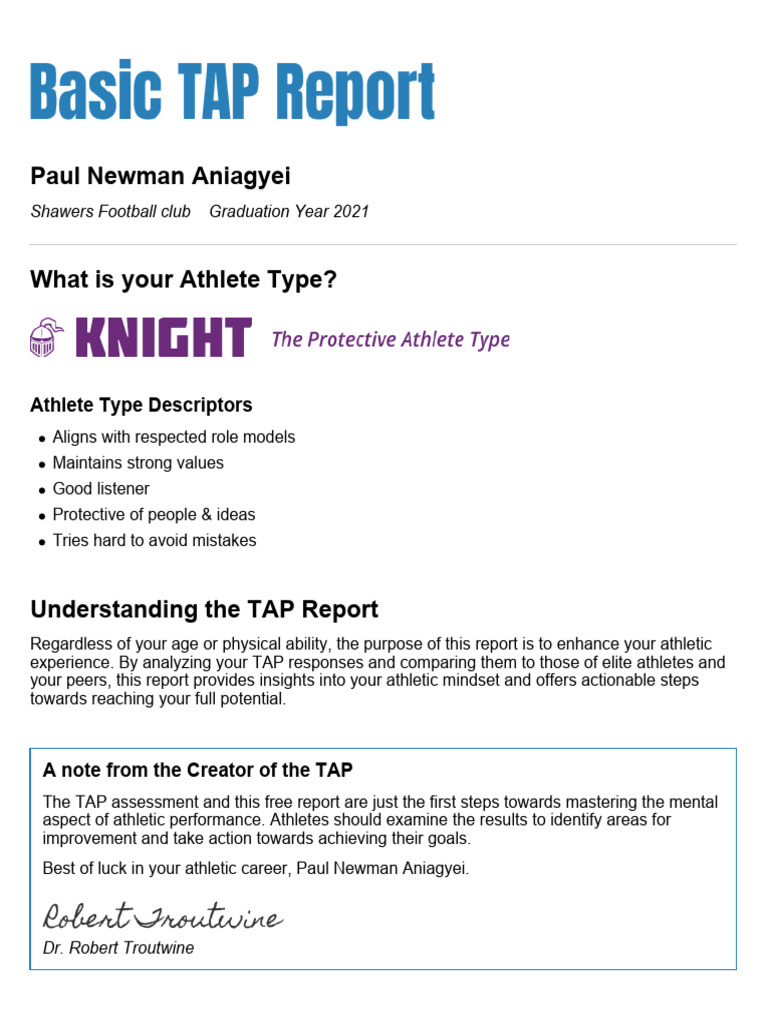 Tap Report | PDF | Mindset | Social Psychology