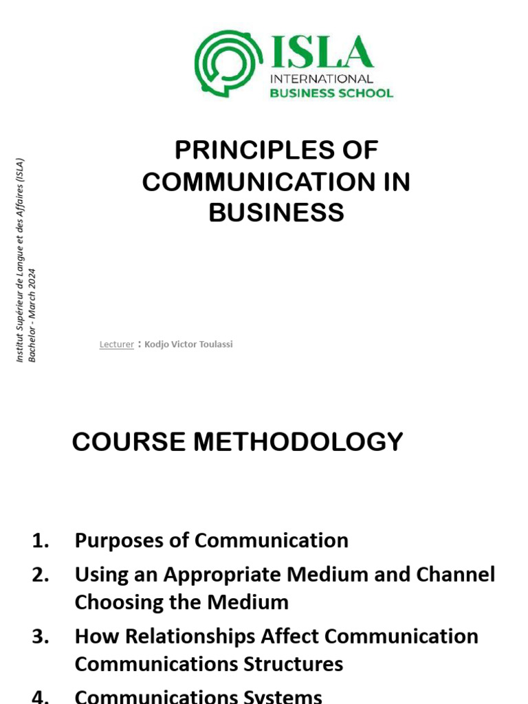 Bba1 Introduction BC | PDF | Communication | Nonverbal Communication