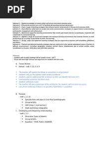 Indicators PMES 2024-2025