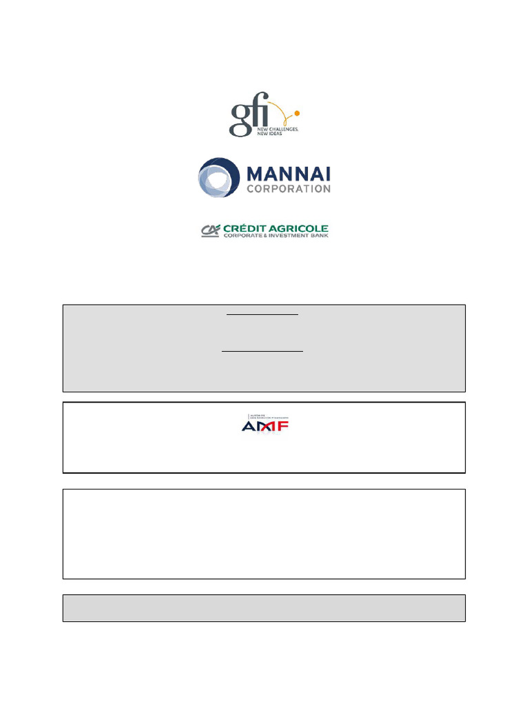 Offre publique de retrait Gfi Informatique | PDF | Offre publique ...